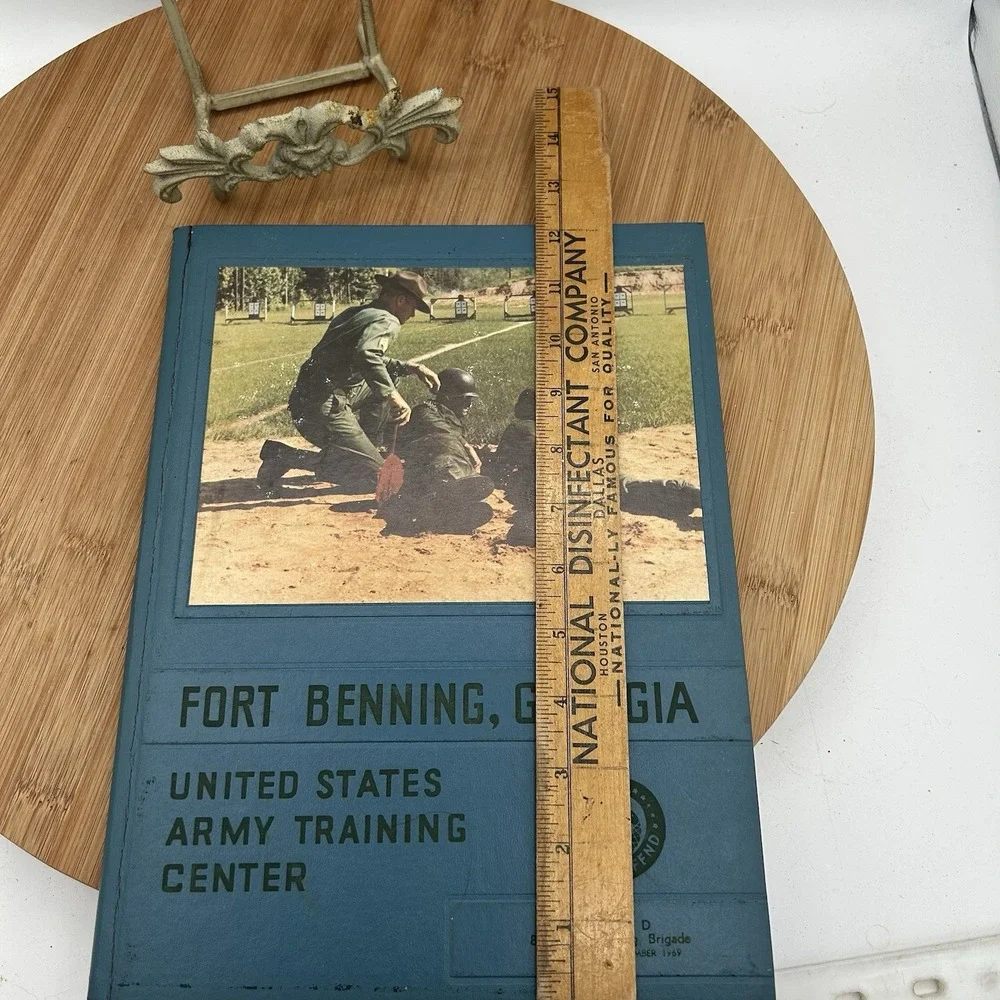 1969 Ft Benning Georgia Army Training Center Yearbook Company D-7th Bn. 2nd Brig